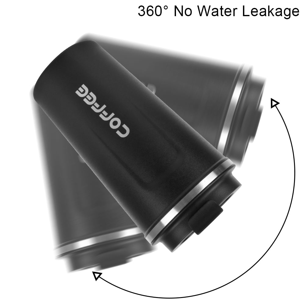 380ml Double Stainless Steel Smart Coffee Cup | Thermos Mug For Tea & Coffee