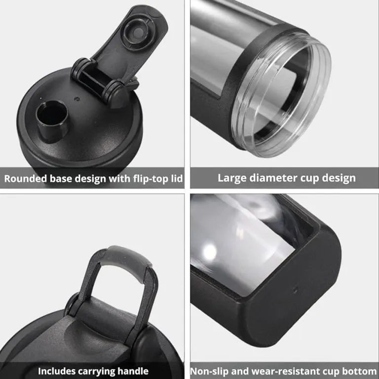 500ML Sports Water Bottle | Protein Shaker