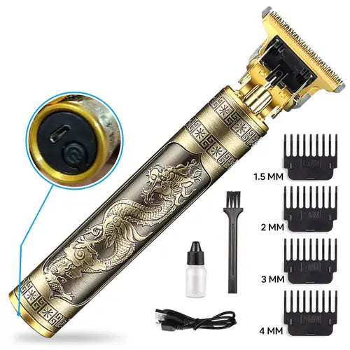 T9 Vintage professional Hair Trimmer | Rechargeable Beard Trimmer & Styler