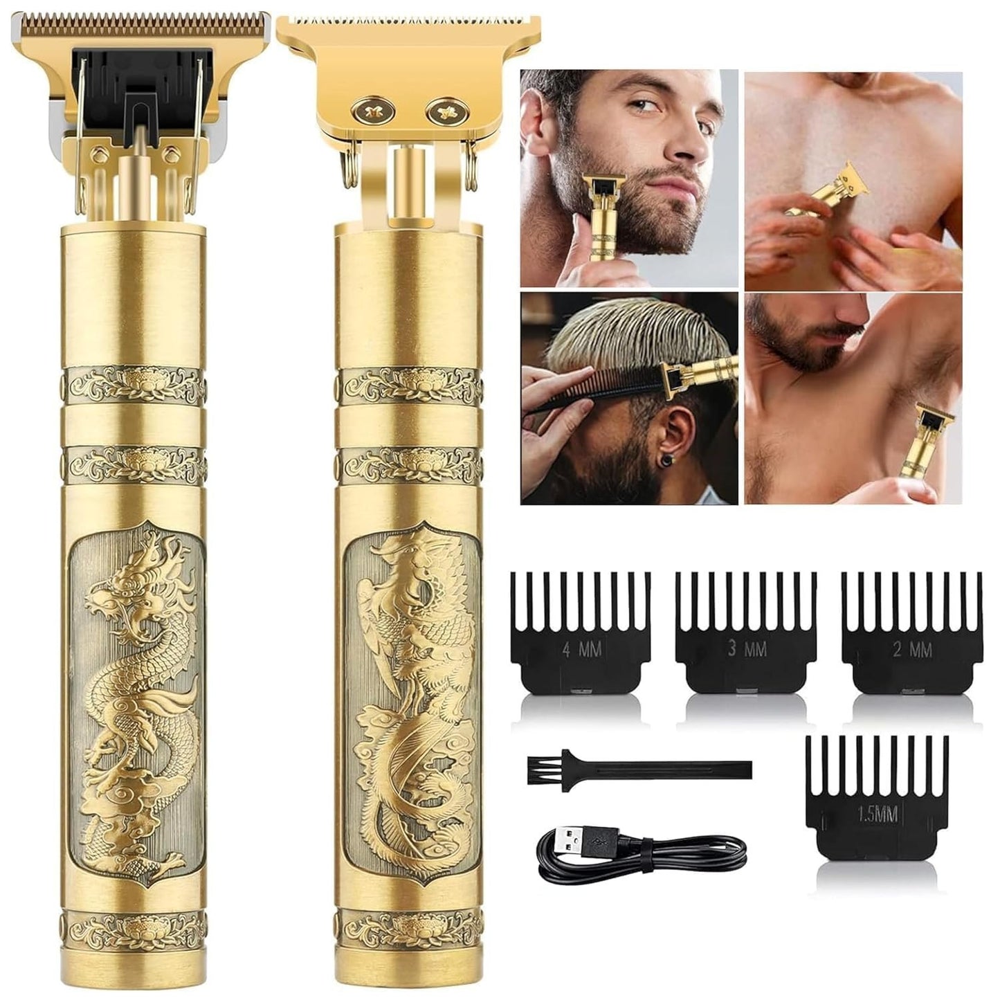 T9 Vintage professional Hair Trimmer | Rechargeable Beard Trimmer & Styler